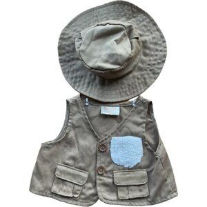Dan Dee Buttery Soft Dress Me Differently Every Day Fisherman’s Vest and Hat